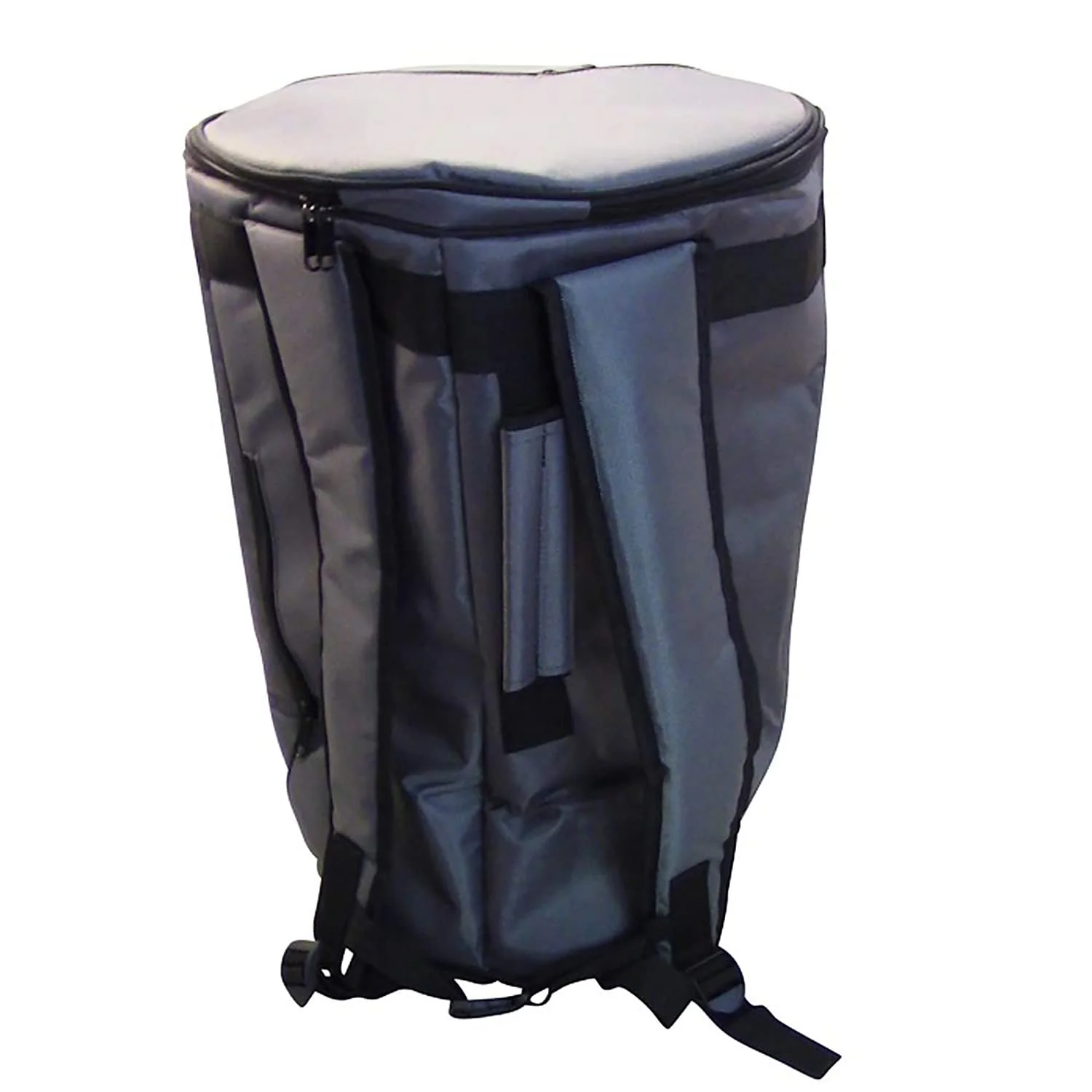 Zaza Percussion - Large Colorful 18'' Darbuka Doumbek Premium Padded Nylon Fabric Gig-Bag (Gray) Gray