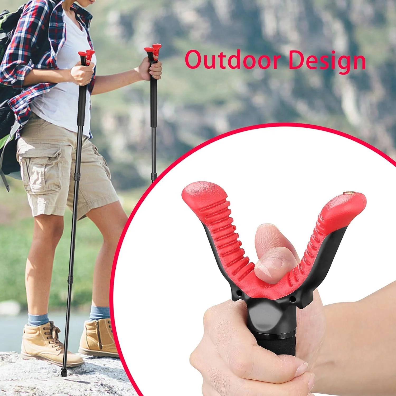 Zeadio Monopod Shooting Stick Rest with High Density Foam Grip, Twist-Style Locking Leg, and Non-Marring V-Yoke Shooting Rest Head for Shooting and Outdoor Long - Image 5