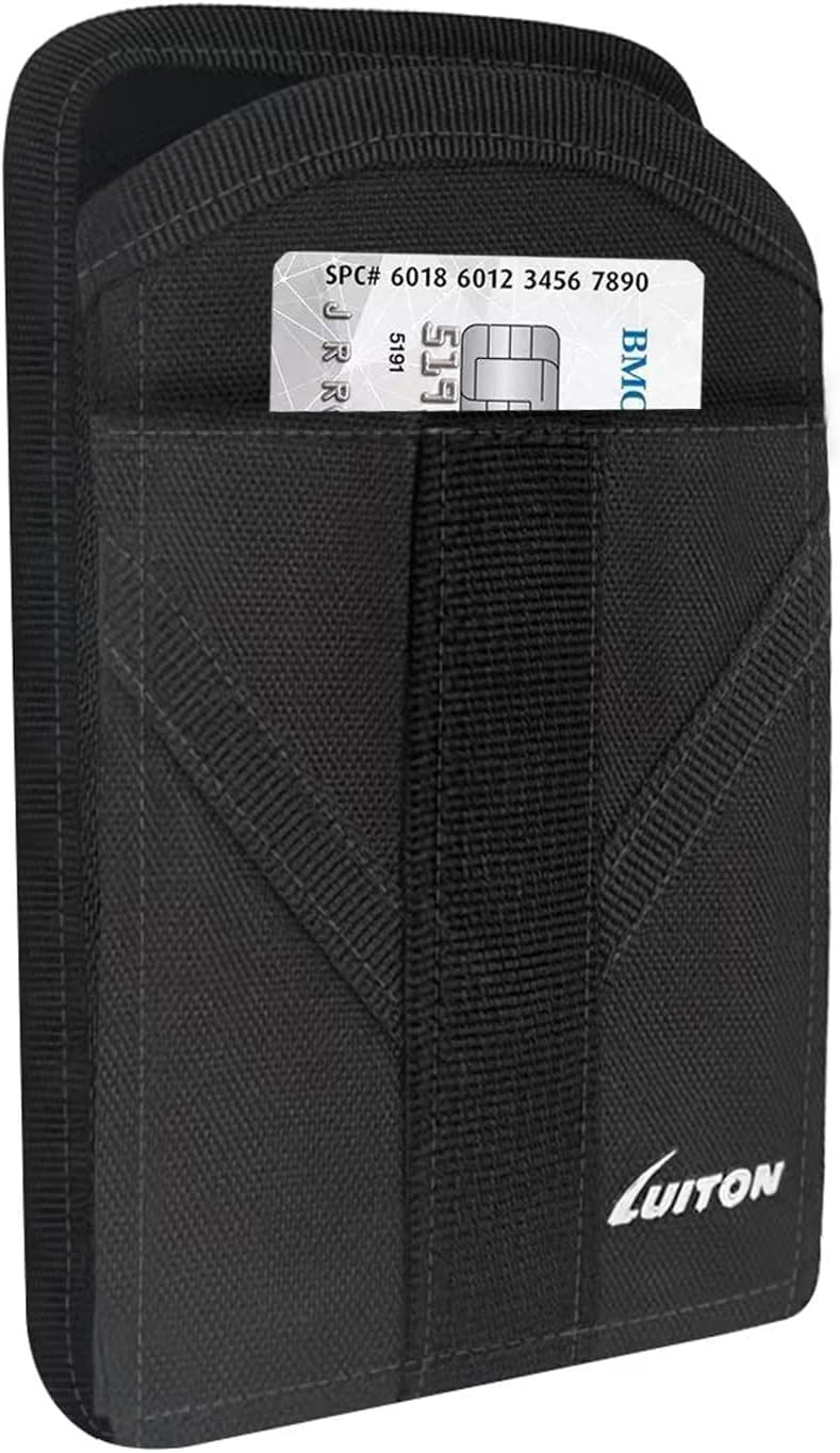 Zebra TC77 TC70 Scanner Holster Carrying Case Pouch Compatible with Zebra TC75, TC70x, TC70, TC72, TC77 Handheld Barcode Touch Mobile Computer,Scanner Case Holder with Clip and Belt Loops（2 Pack） 2pack normal style - Image 2