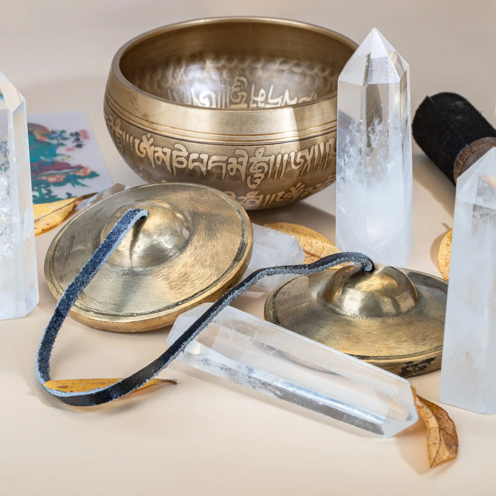 ZenBless Tibetan Tingsha Cymbals, with Storage Box and Fabric Case, Meditation Brass Chime Bells, Low and Mellow Voice for Spiritual Healing Mindfulness, Yoga Buddhist, Relaxation Musical Instruments Small-2.6 in(6.6cm) - Image 4