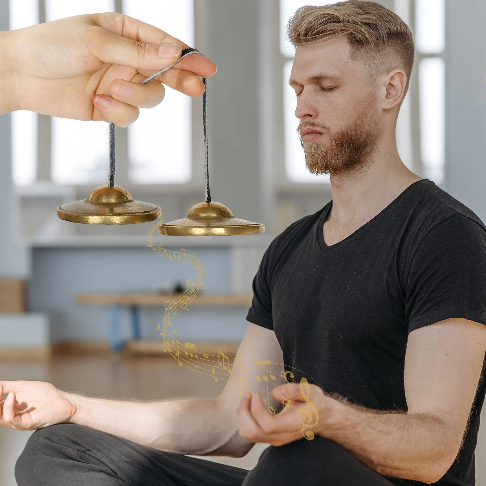 ZenBless Tibetan Tingsha Cymbals, with Storage Box and Fabric Case, Meditation Brass Chime Bells, Low and Mellow Voice for Spiritual Healing Mindfulness, Yoga Buddhist, Relaxation Musical Instruments Small-2.6 in(6.6cm) - Image 5