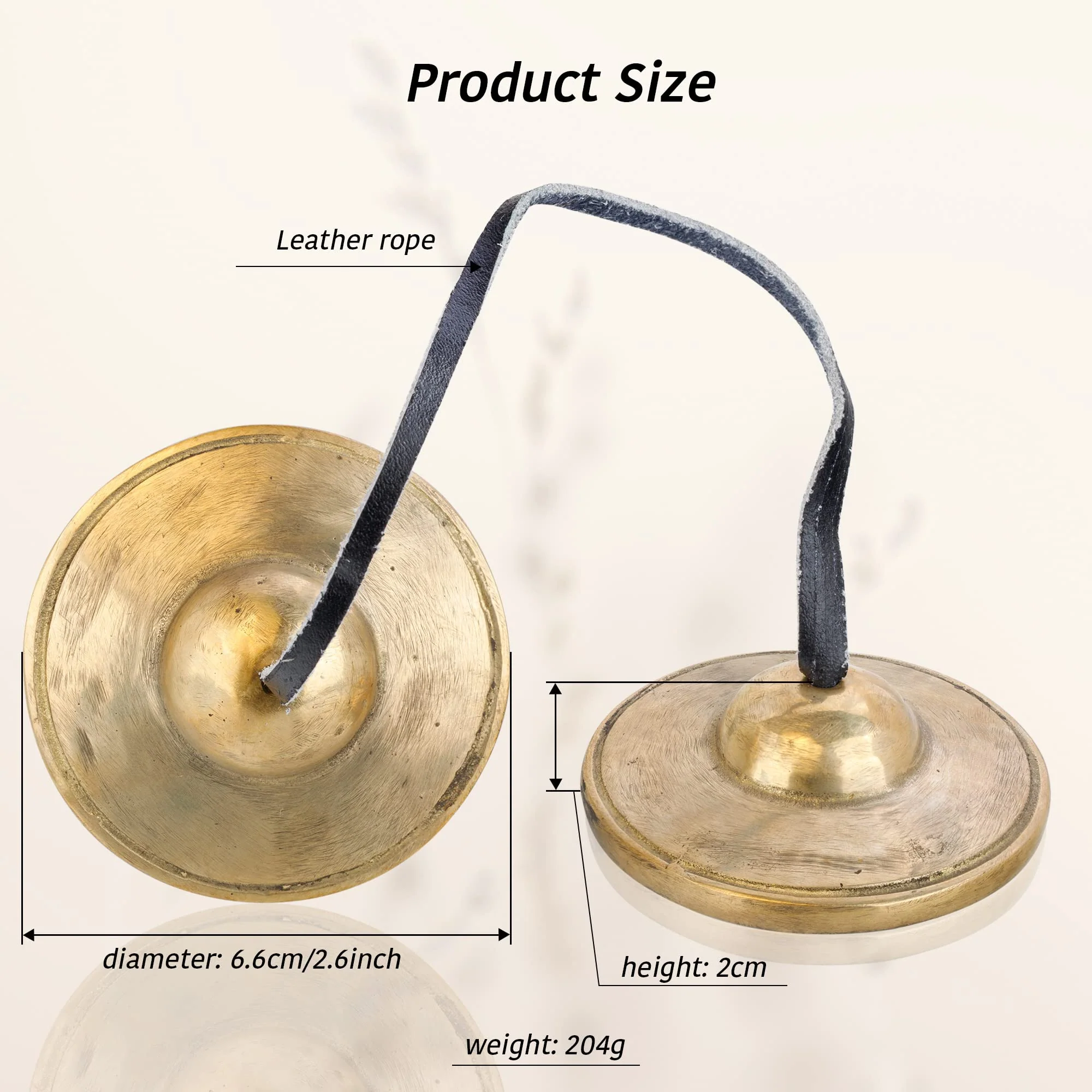ZenBless Tibetan Tingsha Cymbals, with Storage Box and Fabric Case, Meditation Brass Chime Bells, Low and Mellow Voice for Spiritual Healing Mindfulness, Yoga Buddhist, Relaxation Musical Instruments Small-2.6 in(6.6cm) - Image 6
