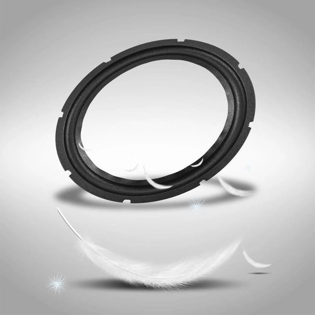 Zerone 10inch Perforated Rubber Speaker, Subwoofer Surround Rings Replacement Parts for Speaker Repair or DIY (Black)(1Pcs) - Image 9