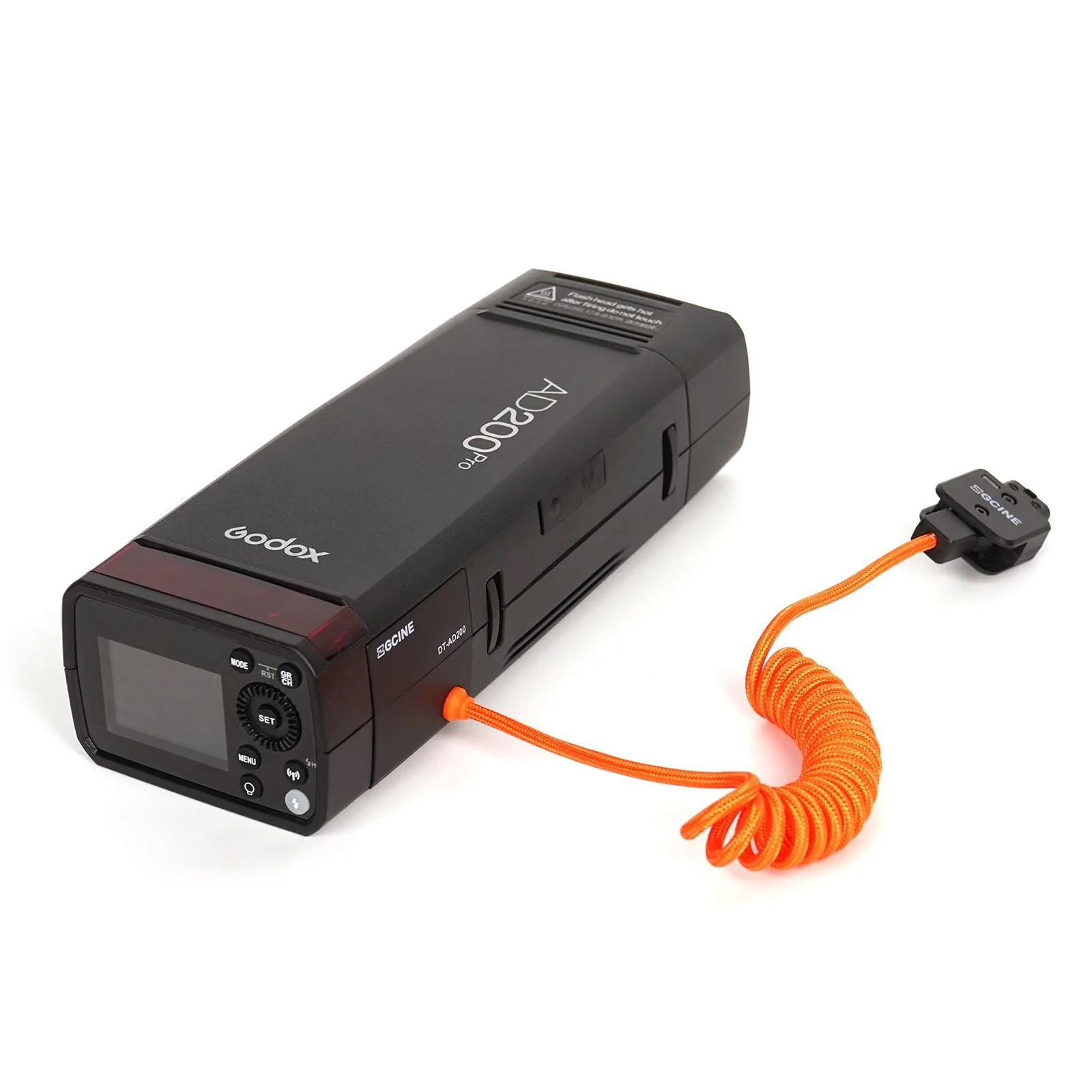 ZGCINE DT-AD200 D-Tap Dummy Battery Cable (Braided Wire) for Godox AD200/AD200 Pro/AD300 Pro/AD200 PRO II Flash Ligh | 180° Rotatable Connector, 14.8V/10A Output, Anti-Reverse Protection - Image 7