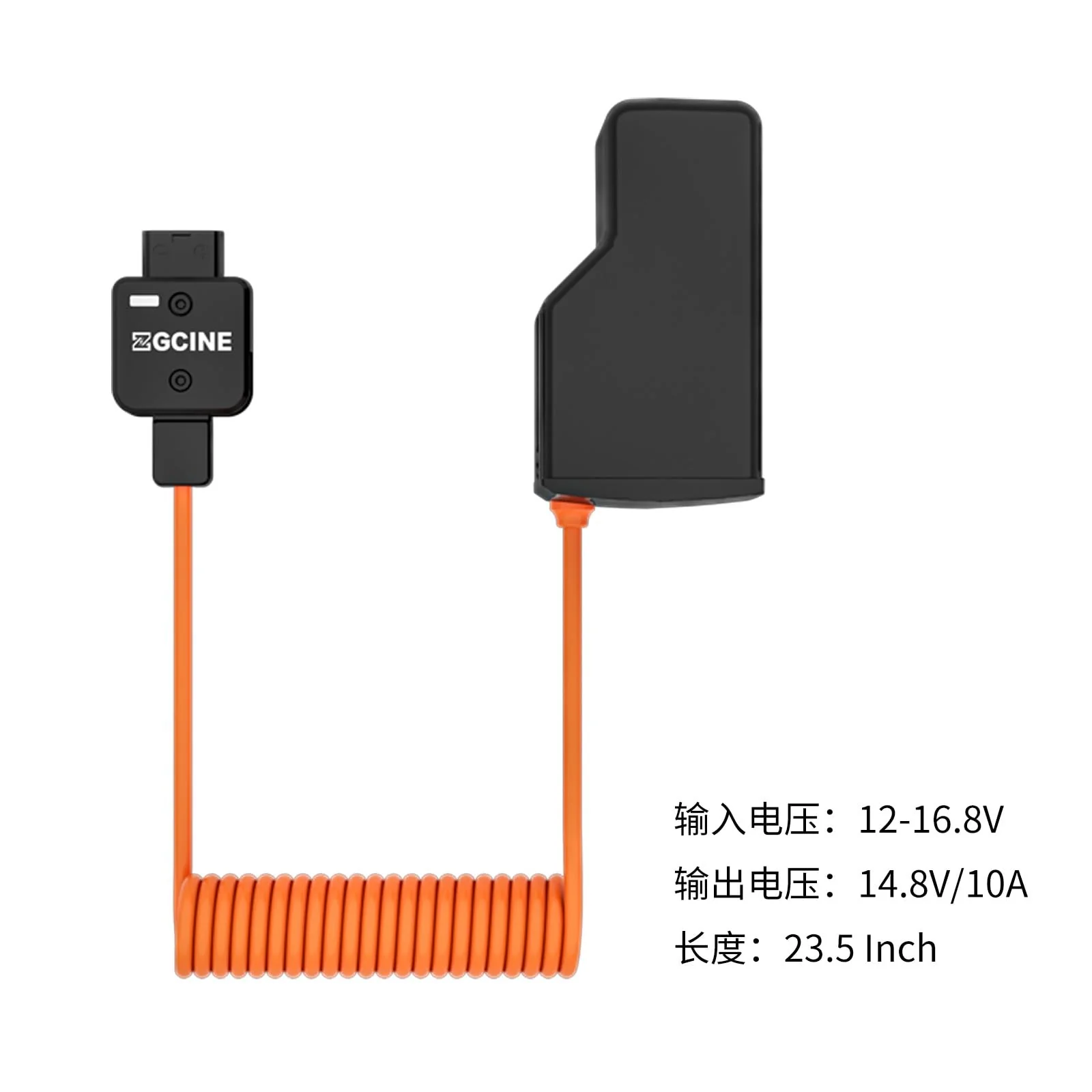 ZGCINE DT-AD200 D-Tap Dummy Battery Cable (Braided Wire) for Godox AD200/AD200 Pro/AD300 Pro/AD200 PRO II Flash Ligh | 180° Rotatable Connector, 14.8V/10A Output, Anti-Reverse Protection - Image 9