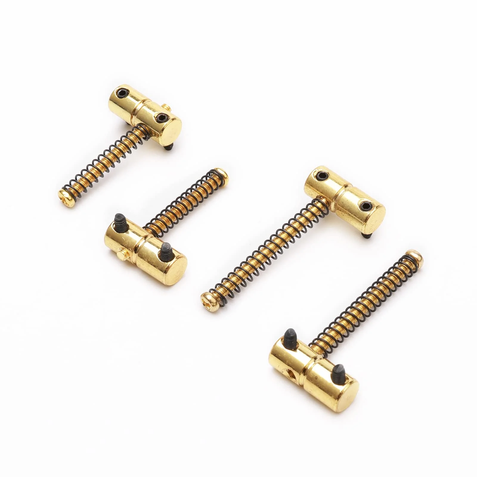 Zinc Alloy Bass Bridge Saddles for 4 String PB Precision Bass JB Jazz Bass Guitar Vintage Electric Guitar Replacement(4 Pack, Golden) - Image 6