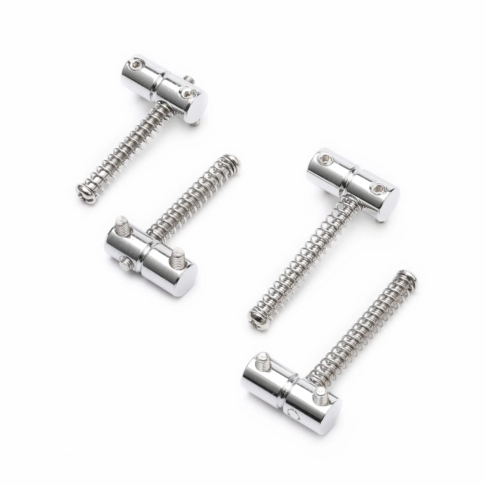 Zinc Alloy Bass Bridge Saddles for 4 String PB Precision Bass JB Jazz Bass Guitar Vintage Electric Guitar Replacement(4 Pack, Silver) - Image 6