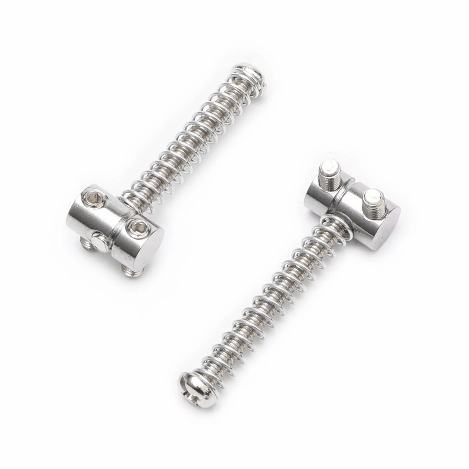Zinc Alloy Bridge Saddles Bass Compensated Saddles for 6 Tone Tele Bass Electric Guitar (12 Pack, Silver) - Image 3
