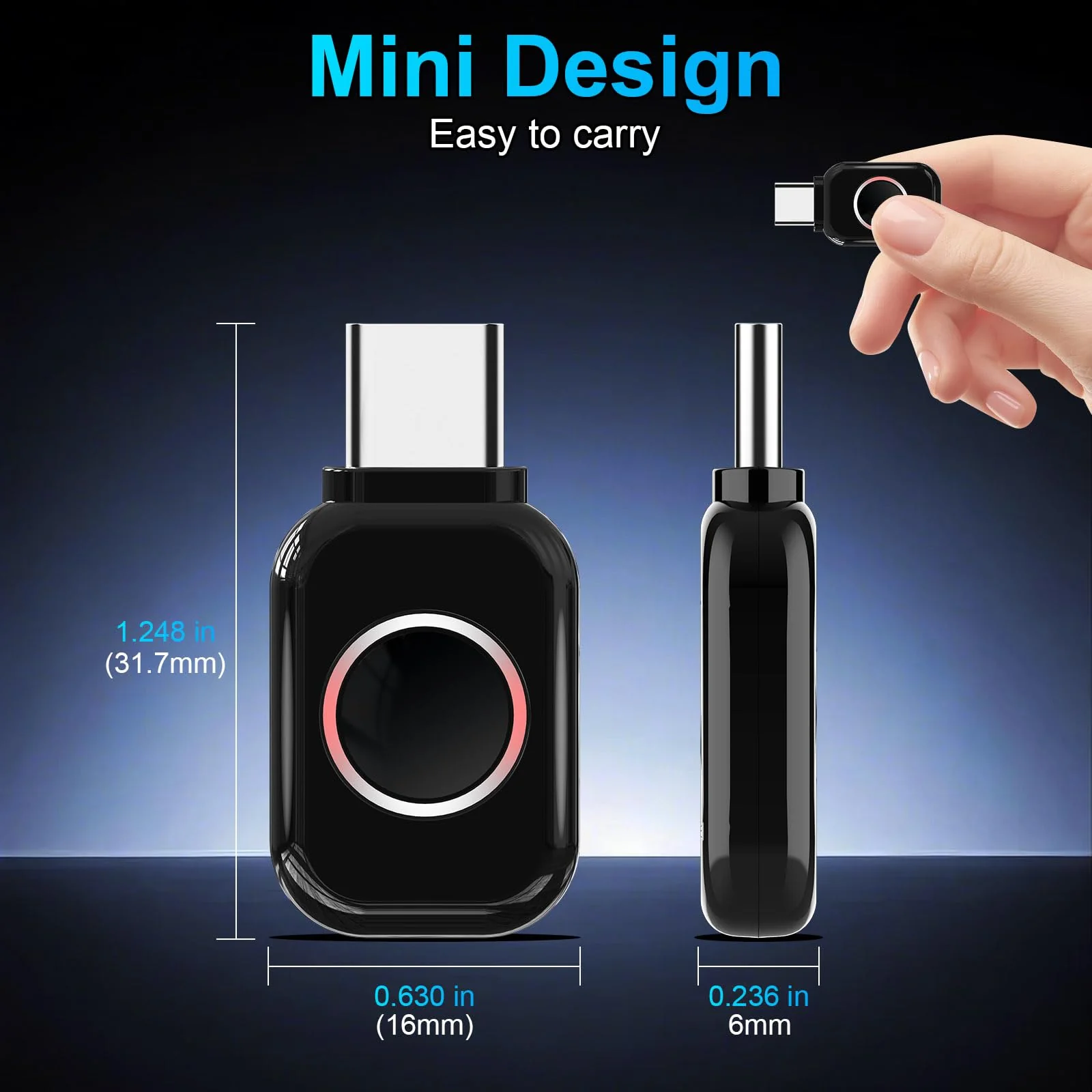 ZIOCOM USB-C Bluetooth Adapter for PS5, Bluetooth 5.3 Dongle with APTX Low Latency & aptX-Adaptive, Wireless Audio Transmitter for Headphones & Earbuds, Not for Keyboard/Mouse/TV(Black) Black - Image 7