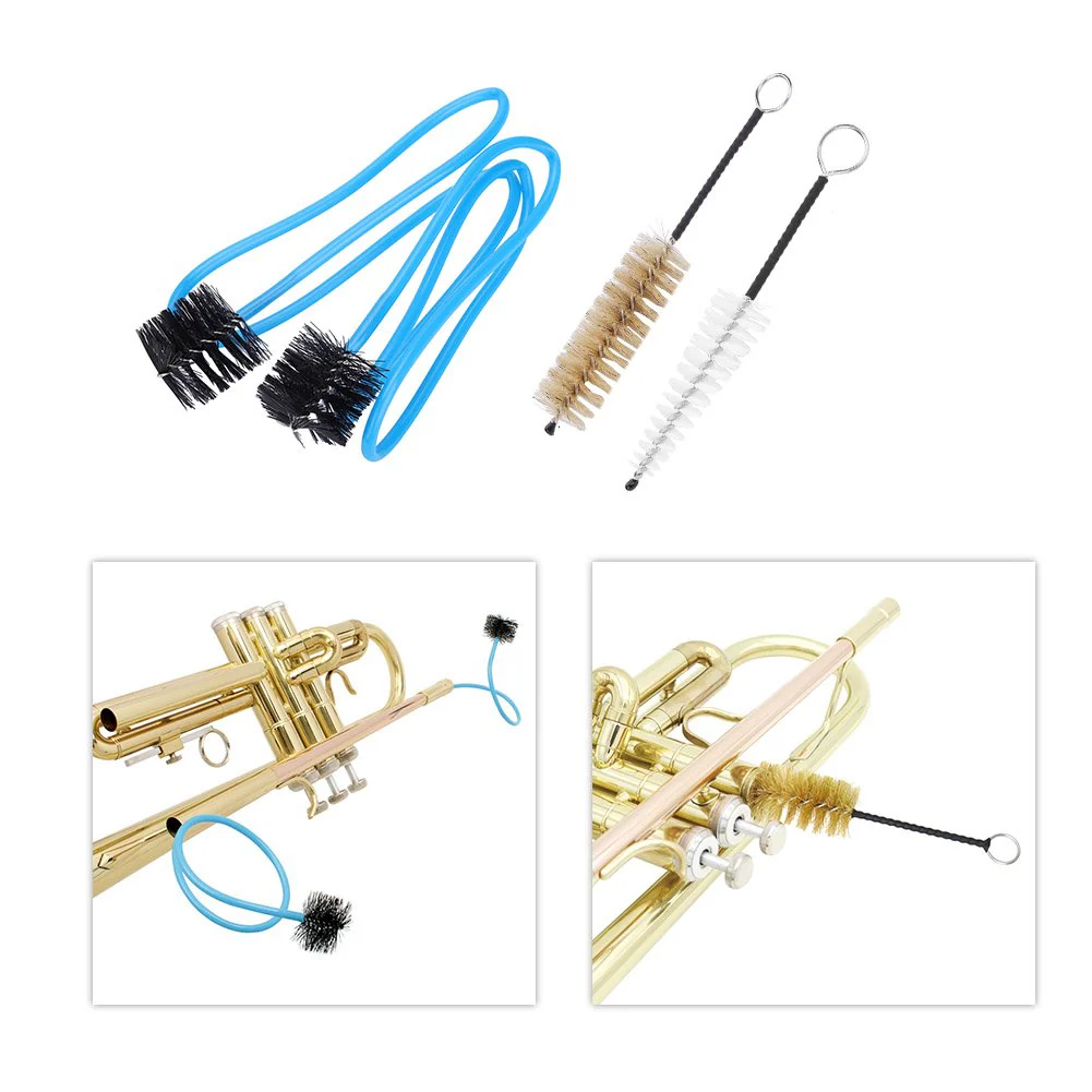 ZJchao Brass Instrument Cleaning Set Kit Tool for Trumpet Trombone Tuba Horn Players - Image 4