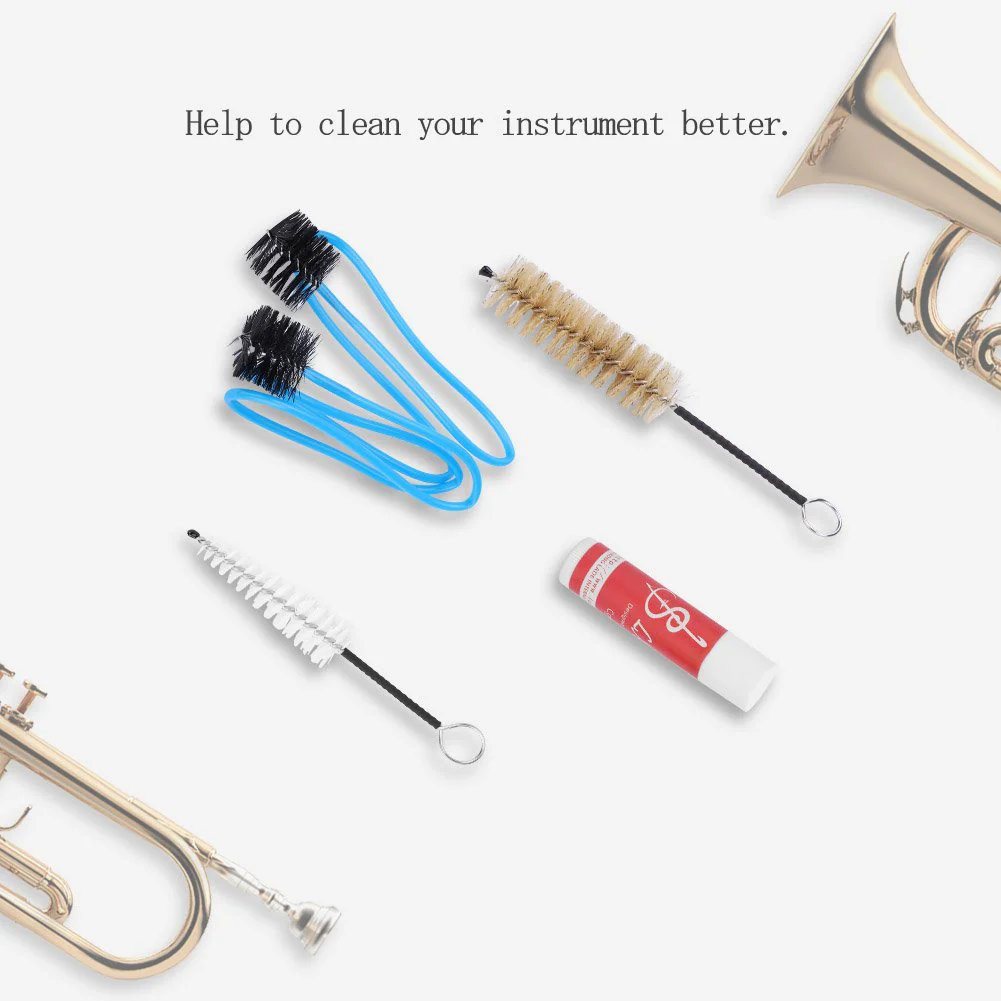 ZJchao Brass Instrument Cleaning Set Kit Tool for Trumpet Trombone Tuba Horn Players - Image 5
