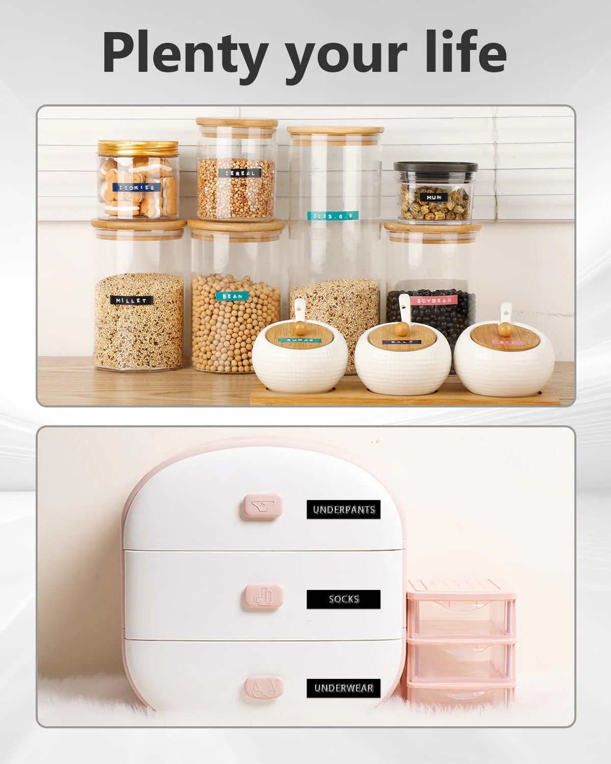 Zodzi Embossing Label Maker Machine with Tapes, Embosser Handheld Label Machine, Vintage Label Maker Embossed Labeler with 3 Rolls Emboss Tapes for Home DIY Crafting - Black - Image 6