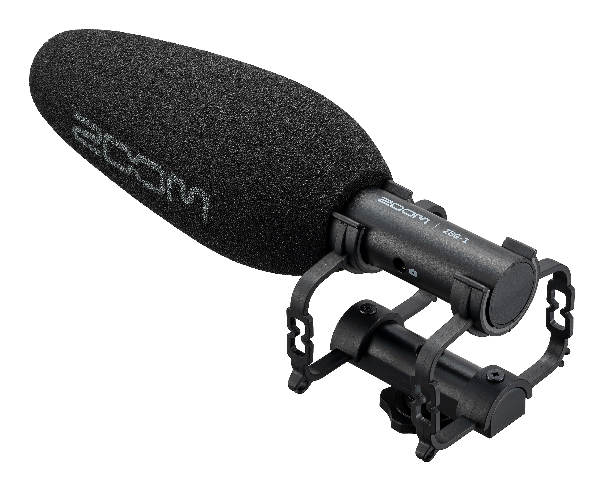 Zoom ZSG-1 Stereo On-Camera Microphone, for Capturing Dialogue and Sound Effects, Highly Directional, Shockmount, Lightweight, Use with Camera or Mobile Phone, for Content Creators