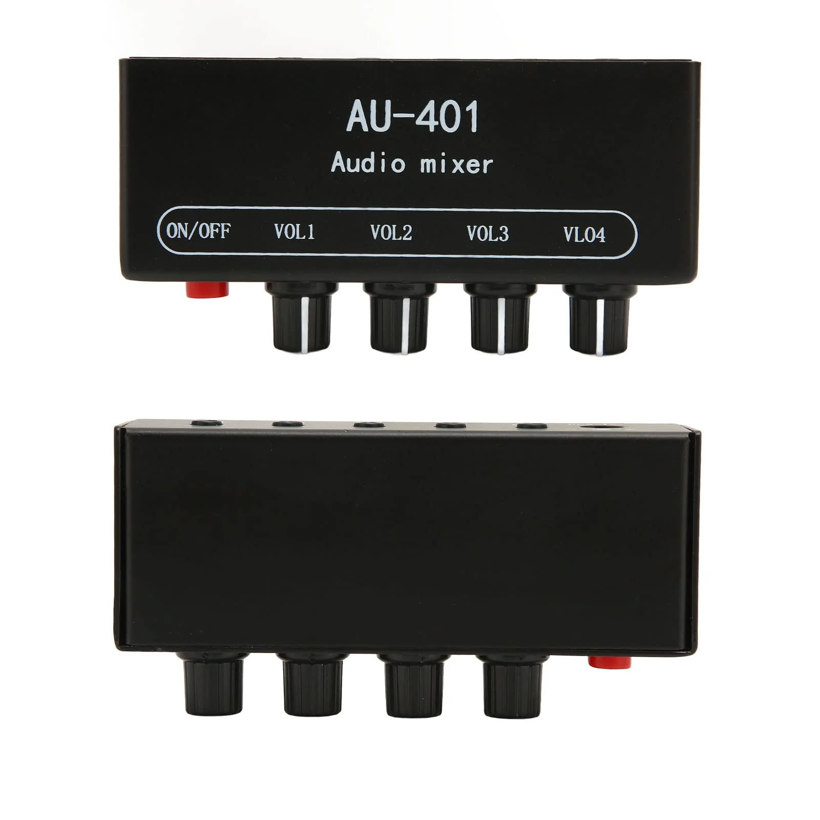 Zopsc 4-Channel Stereo Audio Mixer, 4 In 1 Out, 3.5mm, Black - Image 6