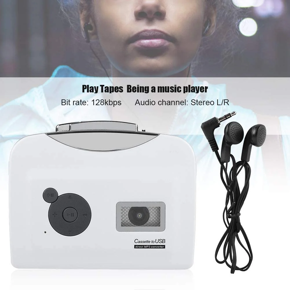 Zopsc Transfer Cassettes Tapes to USB Flash Drive Cassette Tape to MP3 Converter Plug and Play Support Battery Powered and USB Powered, Suitable for Windows XP/Vista / 7 - Image 7