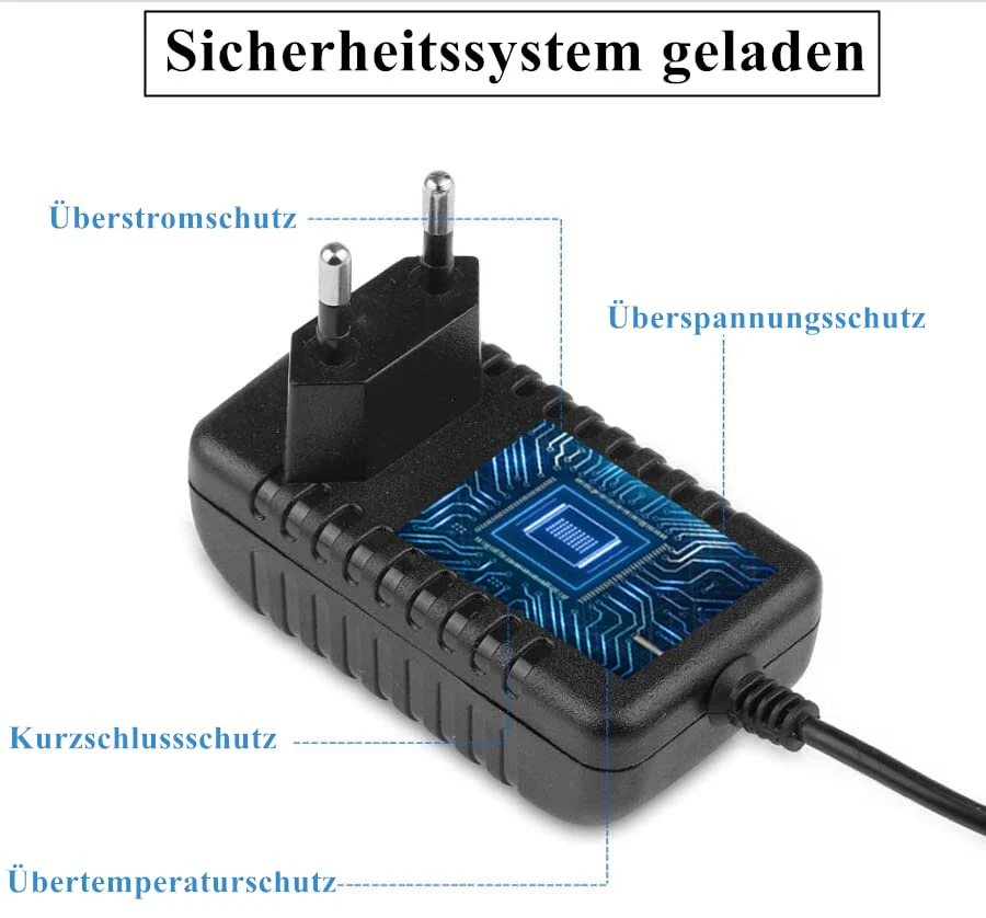 ZUOKENZU AC Adapter 12 V 2 A Power Supply AC 220 V to DC12 V 500 mA 1000 mA 1500 mA 2000 mA Power Driver 5.5 mm with 8 DC Plug Adapters Inverter Charger Transformer AC-DC Adapter (DC12V~2A) DC 12 V - 2 A - Image 5