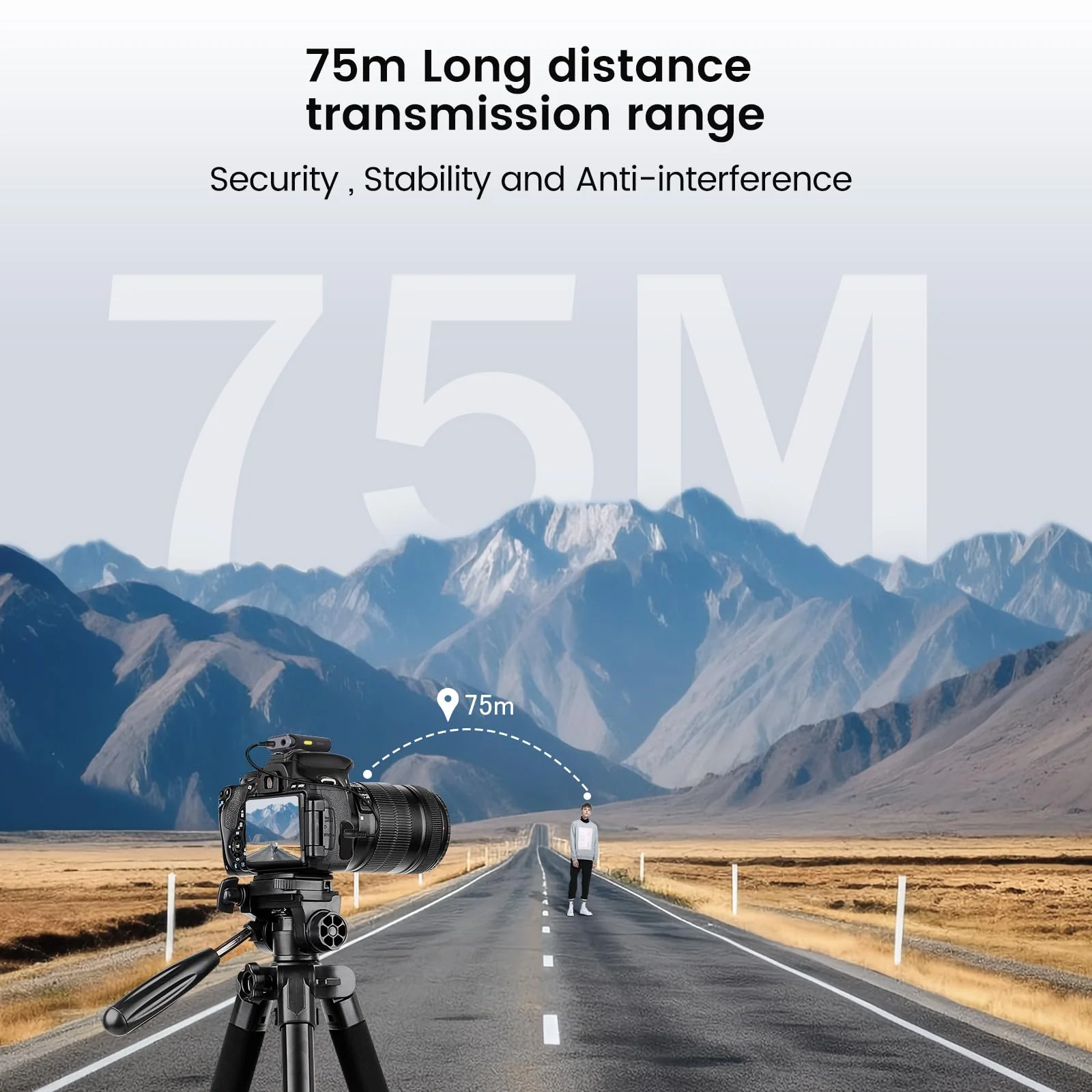 Zwide Wireless Lavalier Microphone System M4(1to1), 3 Levels Noise Cancellation, Compact Mini Lapel Mics with Magnetic Clip for DSLR/SLR Camera/Camcorder/iPhone/Android Phones/PC M4(1TX + 1RX) - Image 5