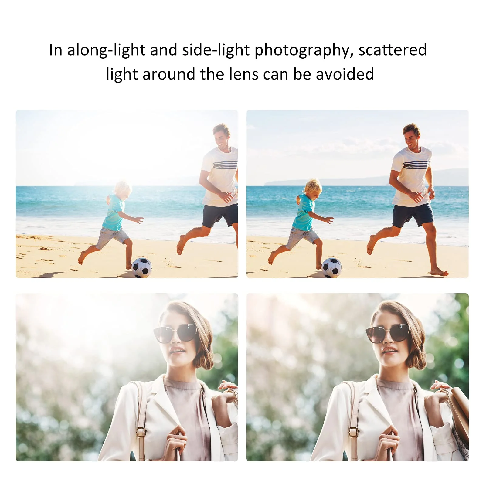 Zyyini Lens Hood, ET-83C ABS White Reversible Camera Lens Shade Digital SLR Camera Lens Sun Shade,for EF 100-400mm f/4.5-5.6L is USM Lens - Image 3